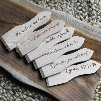 Spatules à raclette - Phrases