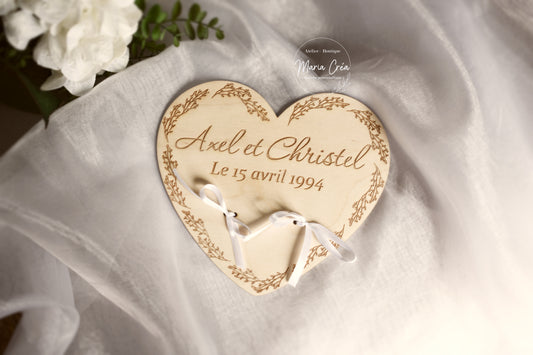 Porte alliance - modèle coeur