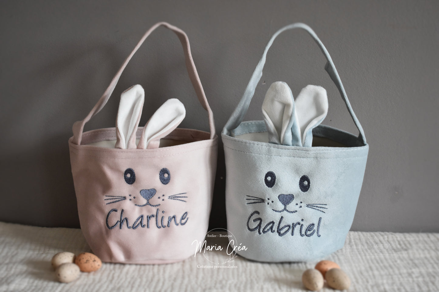 Sac lapin brodé