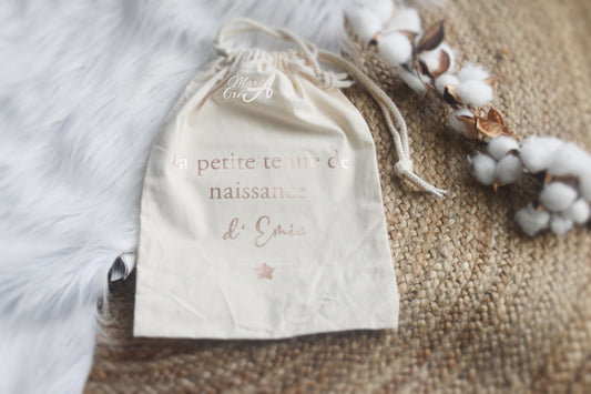 Sac "La petite tenue de naissance" - modèle étoile