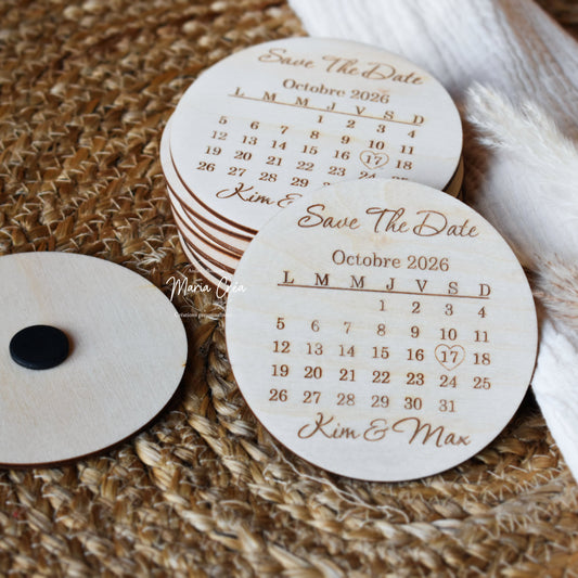 Save the date - Aimant calendier