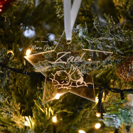 Suspension étoile bébé ange