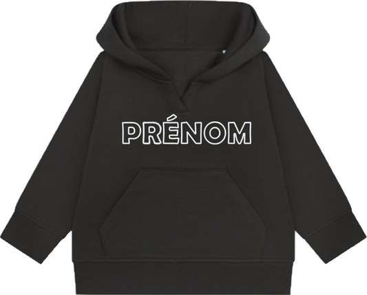Sweat bébé avec prénom brodé
