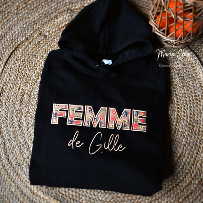 Sweat Carnaval brodé ".... de Gille"