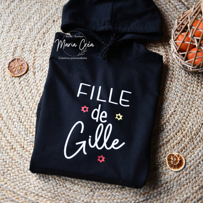 Sweat Carnaval "... de gille" avec étoiles