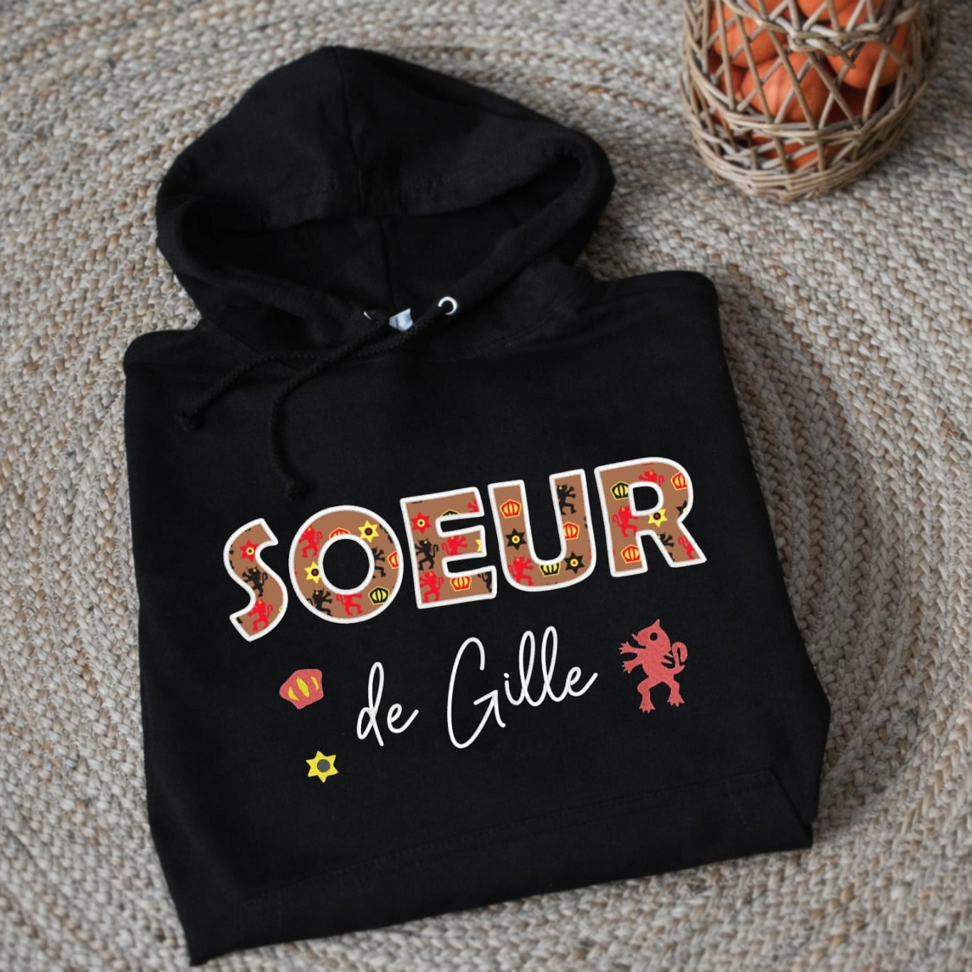 Sweat Carnaval enfant brodé ... "de Gille" avec motifs