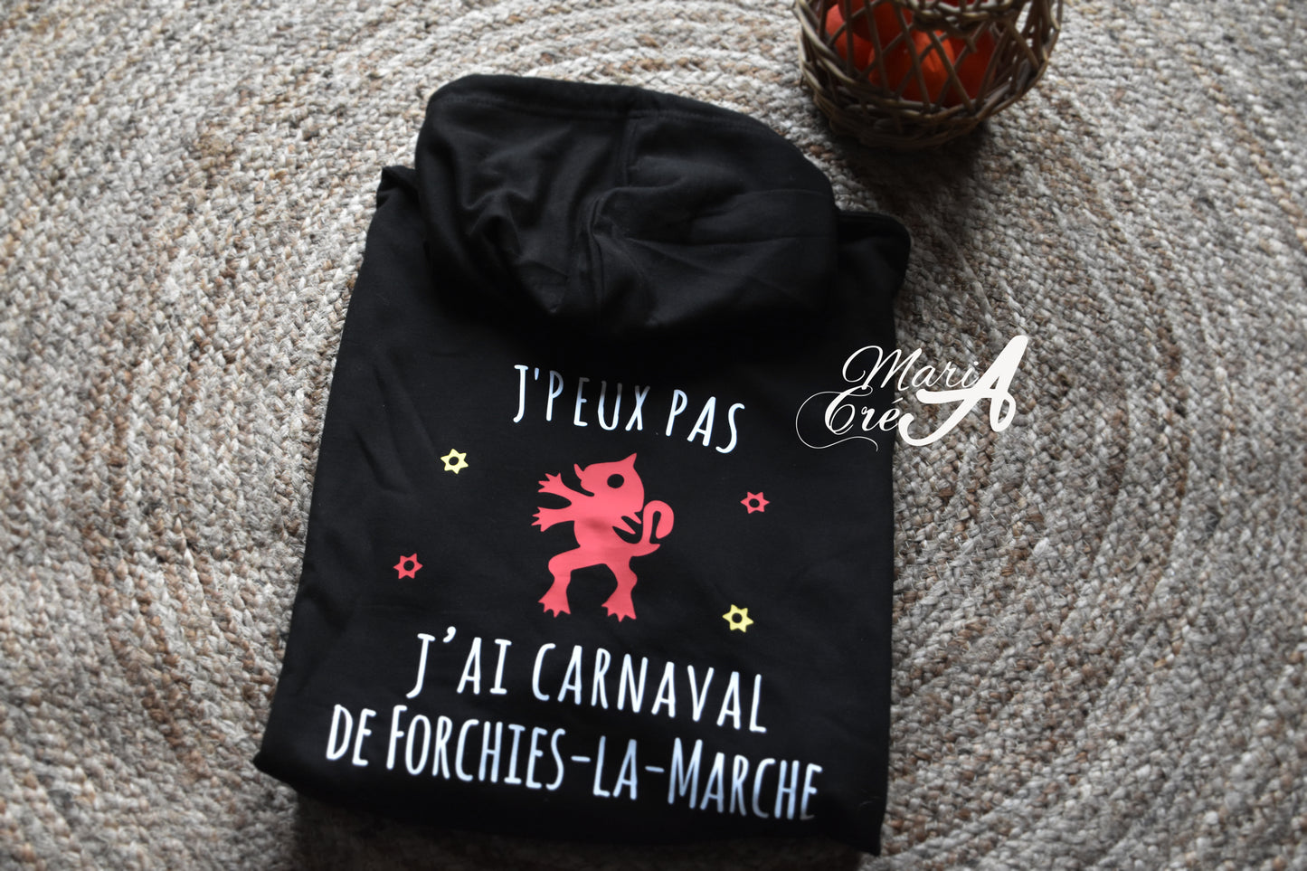 Sweat "J'peux pas, j'ai carnaval de ..." modèle lion
