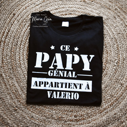 T-shirt homme "Ce ....génial appartient à ..."
