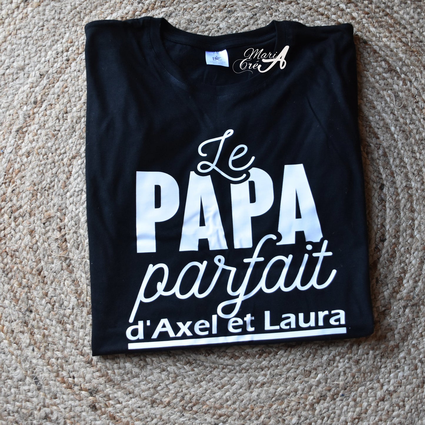 T-shirt "Le  papa parfait de..."