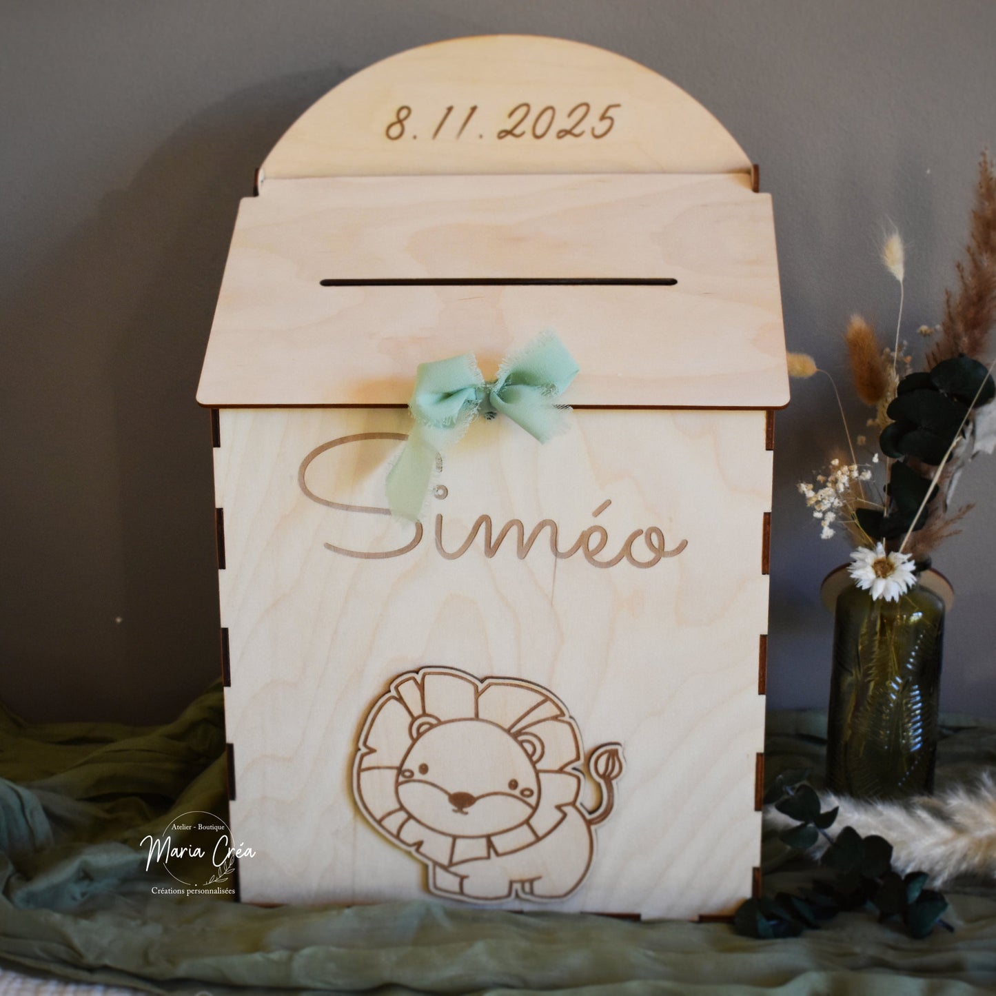 Urne en bois boite aux lettres