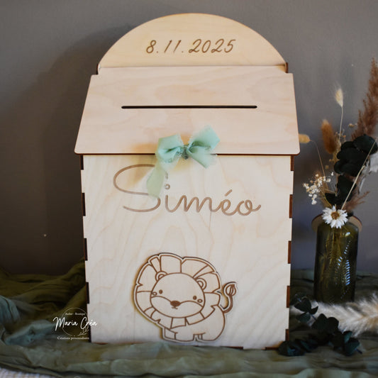 Urne en bois boite aux lettres