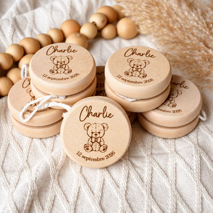 Yoyo en bois - Ourson